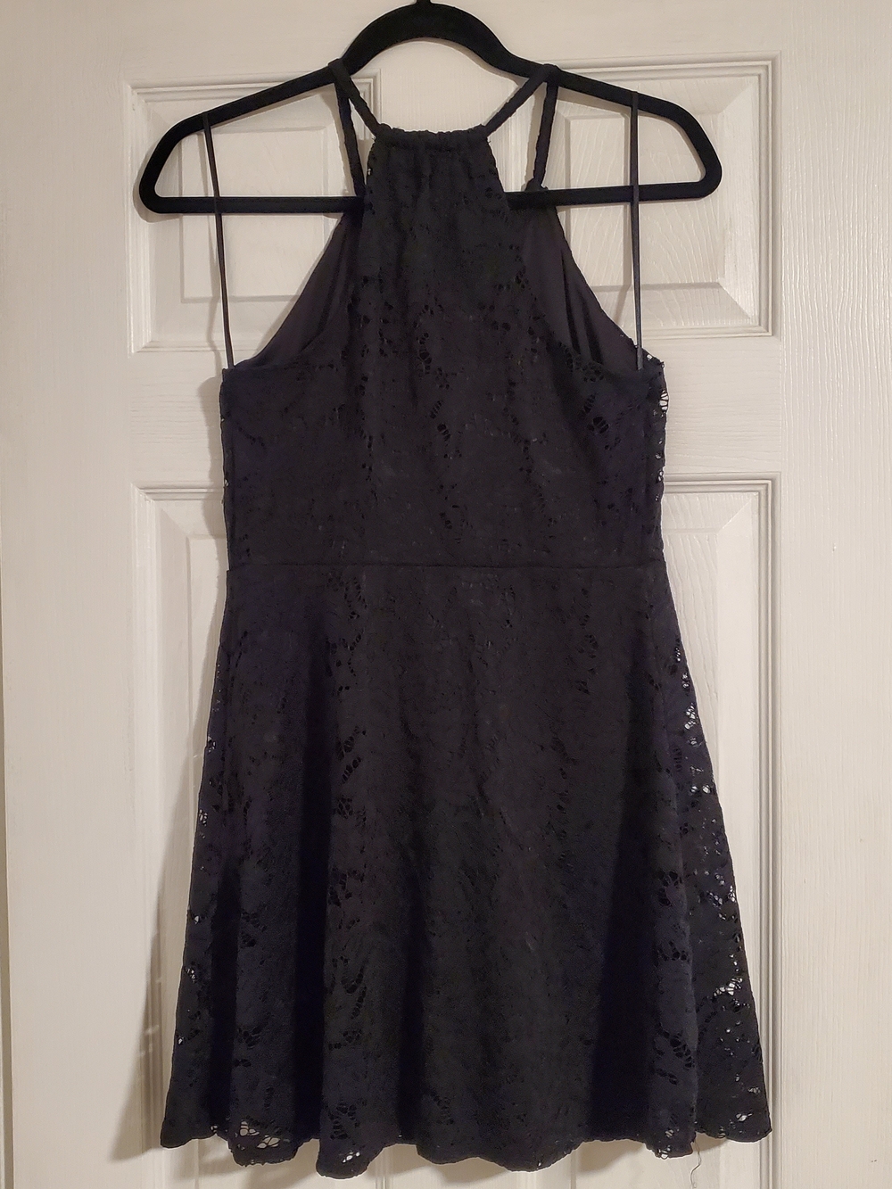 Candie's Black Lace Mini Dress